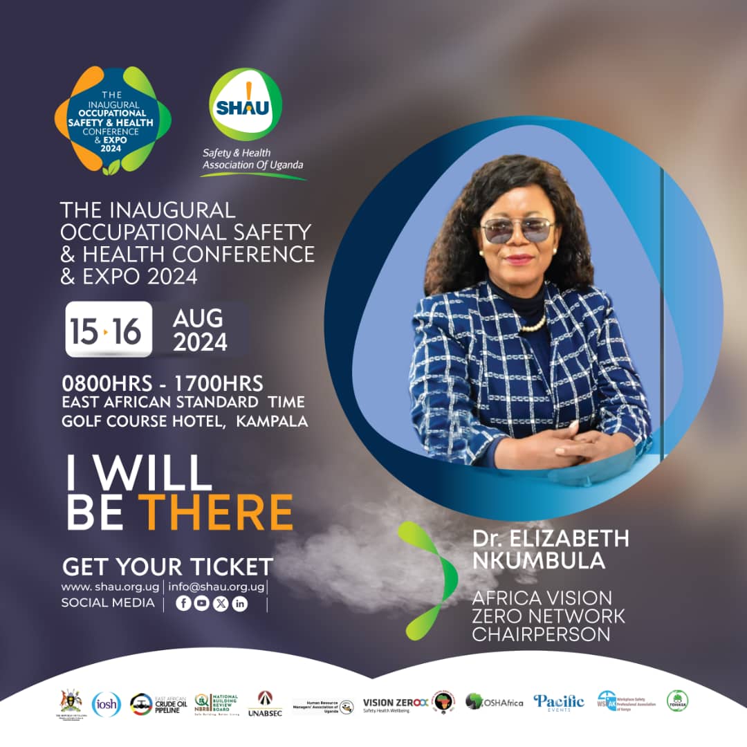 SHAUonline's tweet photo. Dr. Elizabeth Nkumbula, Chairperson of @AfricaVisionZero Network, will be at the SHAU Conference on Aug 15-16! Don't miss her insights on occupational safety &amp; health! Grab your ticket now👉  https://t.co/cuSBIXrXuh
#SHAUConference #AfricaVisionZero #Safety #Health #Leadership" https://t.co/uSinfMmmoy