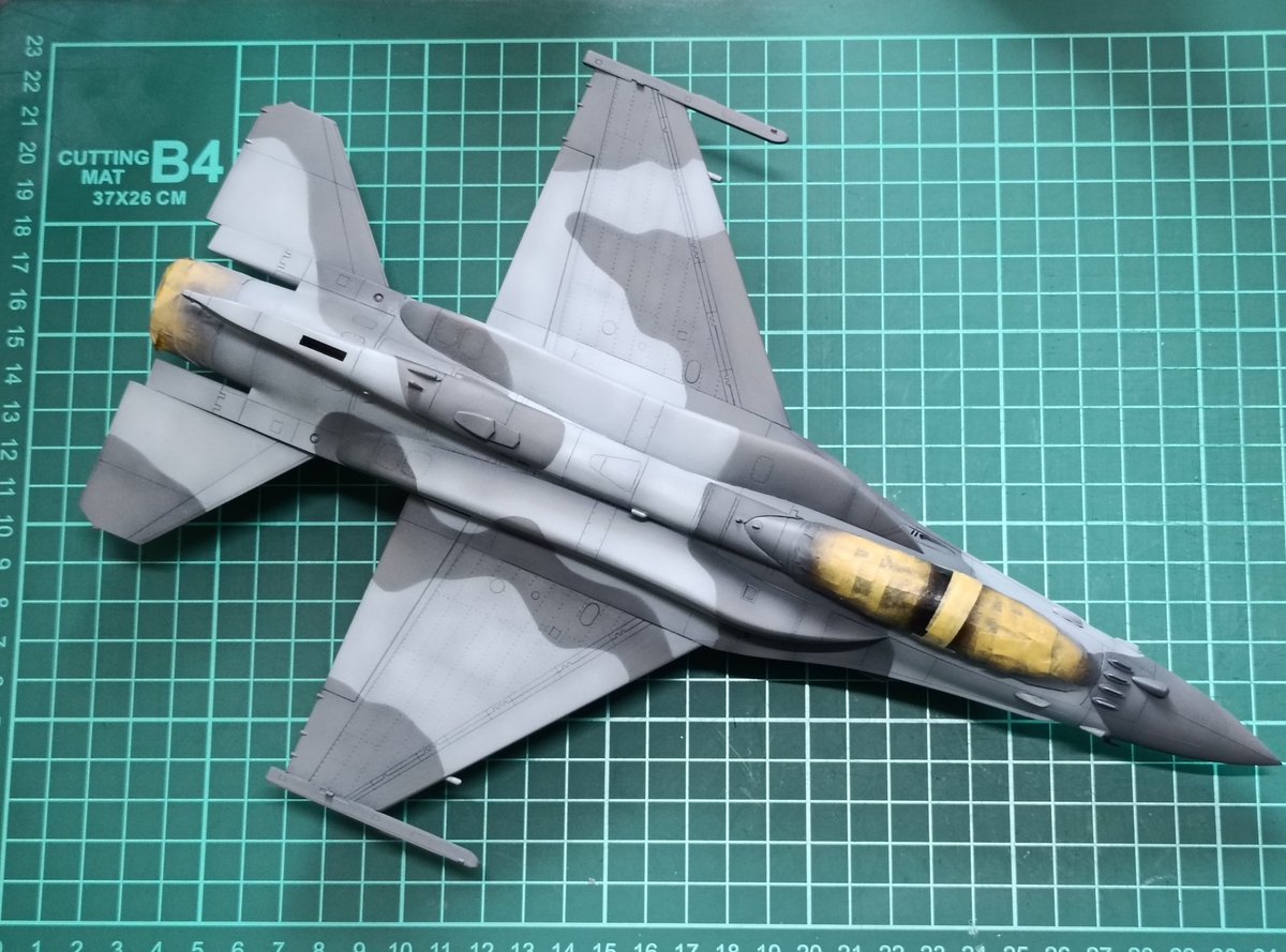 GOGO712868313's tweet photo. #ファイティングファルコン
#ハセガワ #F16F
ハセガワ1/48 F16F(ブロック60)
ファイティングファルコン進捗です✨
機体の基本塗装完了しました。
、、、迷彩塗装は面白いけど、難しいですね~😅 https://t.co/5qDPfUP5Be