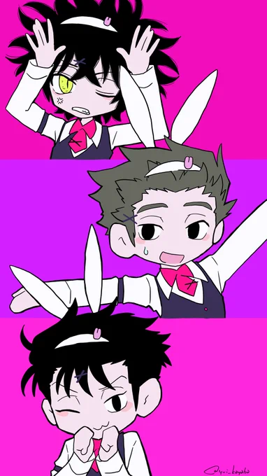 バニーの日に描きたかったパロ3-Cうさぎ座とうさぎ座じゃない人(巻き添え) 