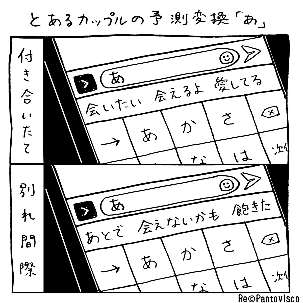 とあるカップルの予測変換「あ」 