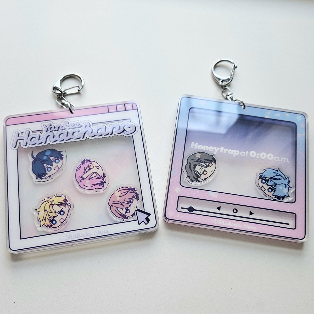❤️グッズ受注販売のお知らせ💙 シャカシャカアクキー2種を追加で受注