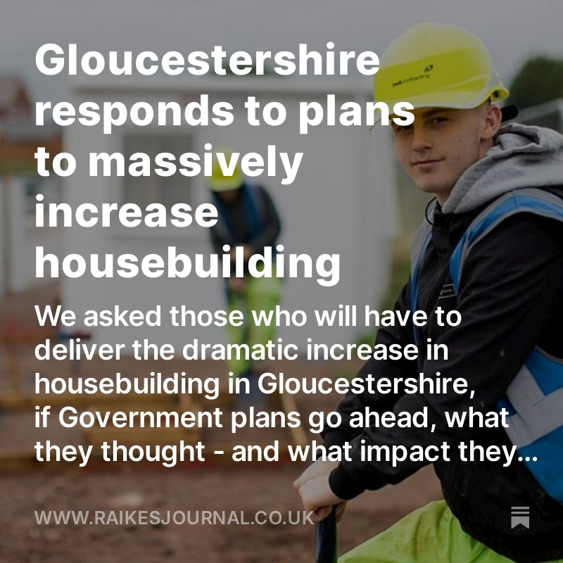 The Raikes Journal (@raikesjournal) on Twitter photo More houses for Gloucestershire? Businesses and local authorities react to Gov't proposals to build, build, build.
👀: tinyurl.com/c6n62w3s
#Construction #constructionworker #apprentices #homes #building #gloucestershire <a href="/investinglos/">Invest in Gloucestershire</a> More houses for Gloucestershire? Businesses and local authorities react to Gov't proposals to build, build, build.
👀: tinyurl.com/c6n62w3s
#Construction #constructionworker #apprentices #homes #building #gloucestershire <a href="/investinglos/">Invest in Gloucestershire</a>