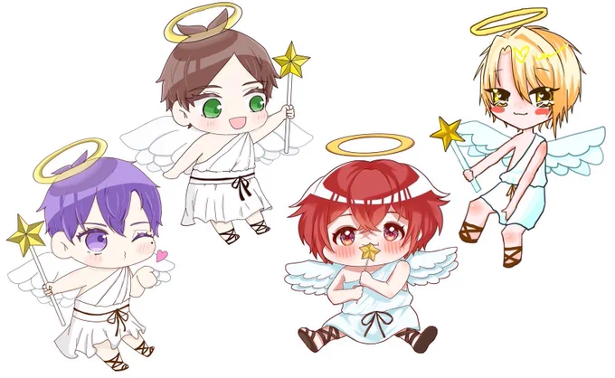 フラスタで使用したイラストです 