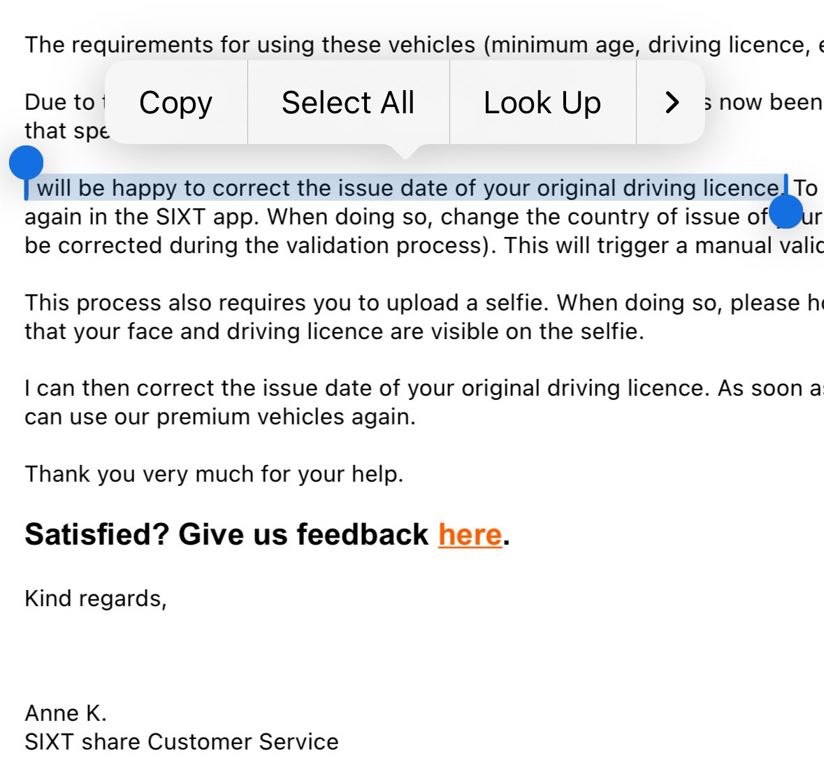 aboiarinov's tweet photo. Nevertheless, first manager tried to help me, than disappeared

Next one just disregarded the matter and ignored my emails, then sending me away

According to them, I have to wait for 5 years now to be able to access the premium fleet of SixtShare again 🤡

@SixtDE https://t.co/0xoXgZzO8z