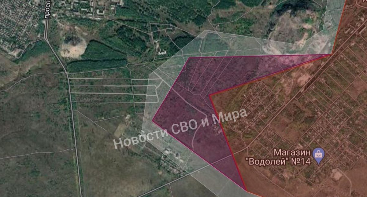 Торецк. Наши войска продвинулись в админ границах города.