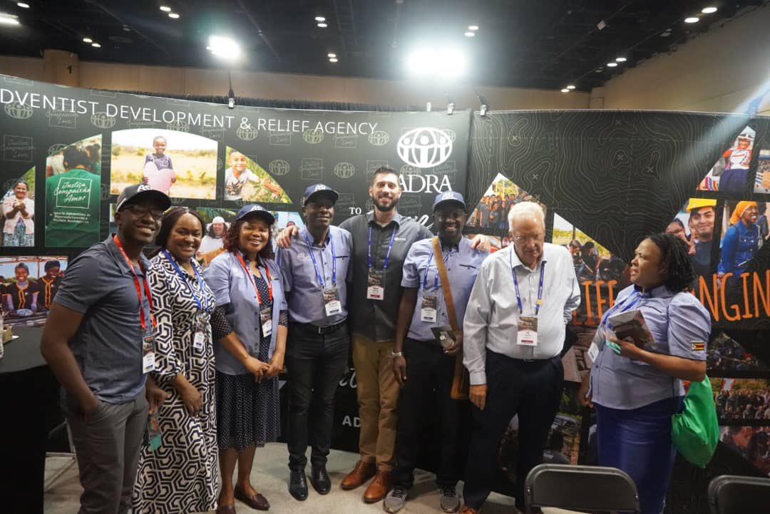 ADRAZimbabwe's tweet photo. #Hello from Orlando, Florida 👋

Our Country Director Dr. J. Musvosvi is representing ADRA Zim at the ASI Convention.

She got to visit the @ADRAIntl booth &amp; discuss ADRA’s global work &amp; how we can extend our collaborations in Zimbabwe.

We are excited for more updates 💚. https://t.co/0QBXV8KBWF