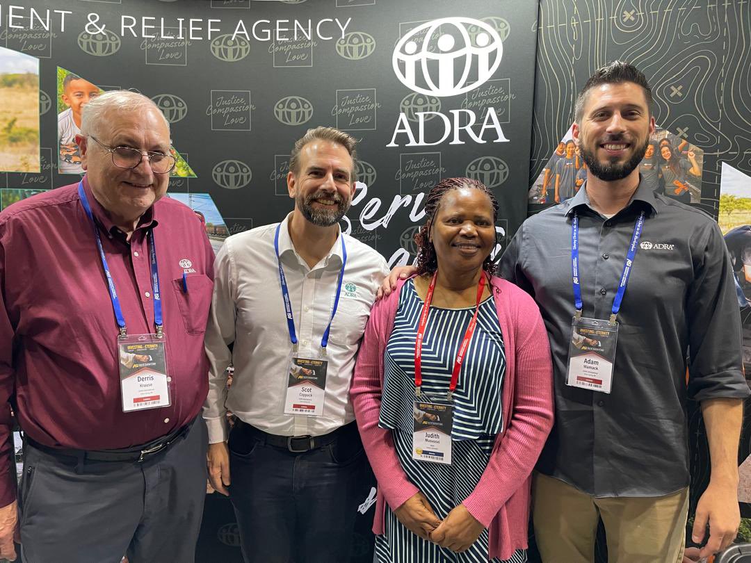 ADRAZimbabwe's tweet photo. #Hello from Orlando, Florida 👋

Our Country Director Dr. J. Musvosvi is representing ADRA Zim at the ASI Convention.

She got to visit the @ADRAIntl booth &amp; discuss ADRA’s global work &amp; how we can extend our collaborations in Zimbabwe.

We are excited for more updates 💚. https://t.co/0QBXV8KBWF