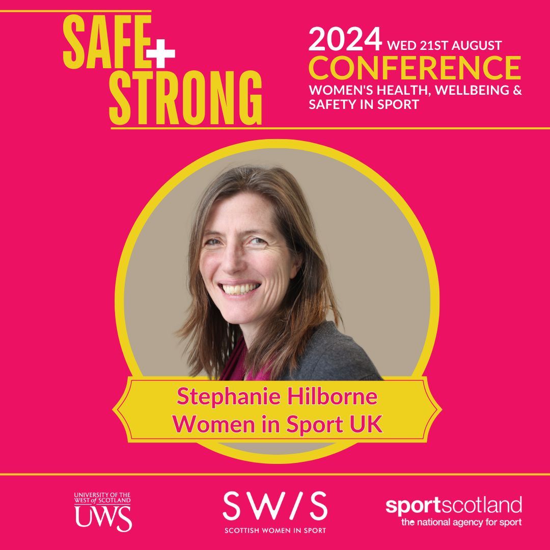 ScotWomenSport's tweet photo. β Speaker spotlight: @stephhilborne β
Stephanie is the CEO of @Womeninsport_uk, the longest-standing charity in our field with a proud history of securing change for women & girls.
Get tickets π
https://t.co/VxBDLcf8pm
#SWISConf2024 #SafeStrong @sportscotland https://t.co/BxLmS6xHYV