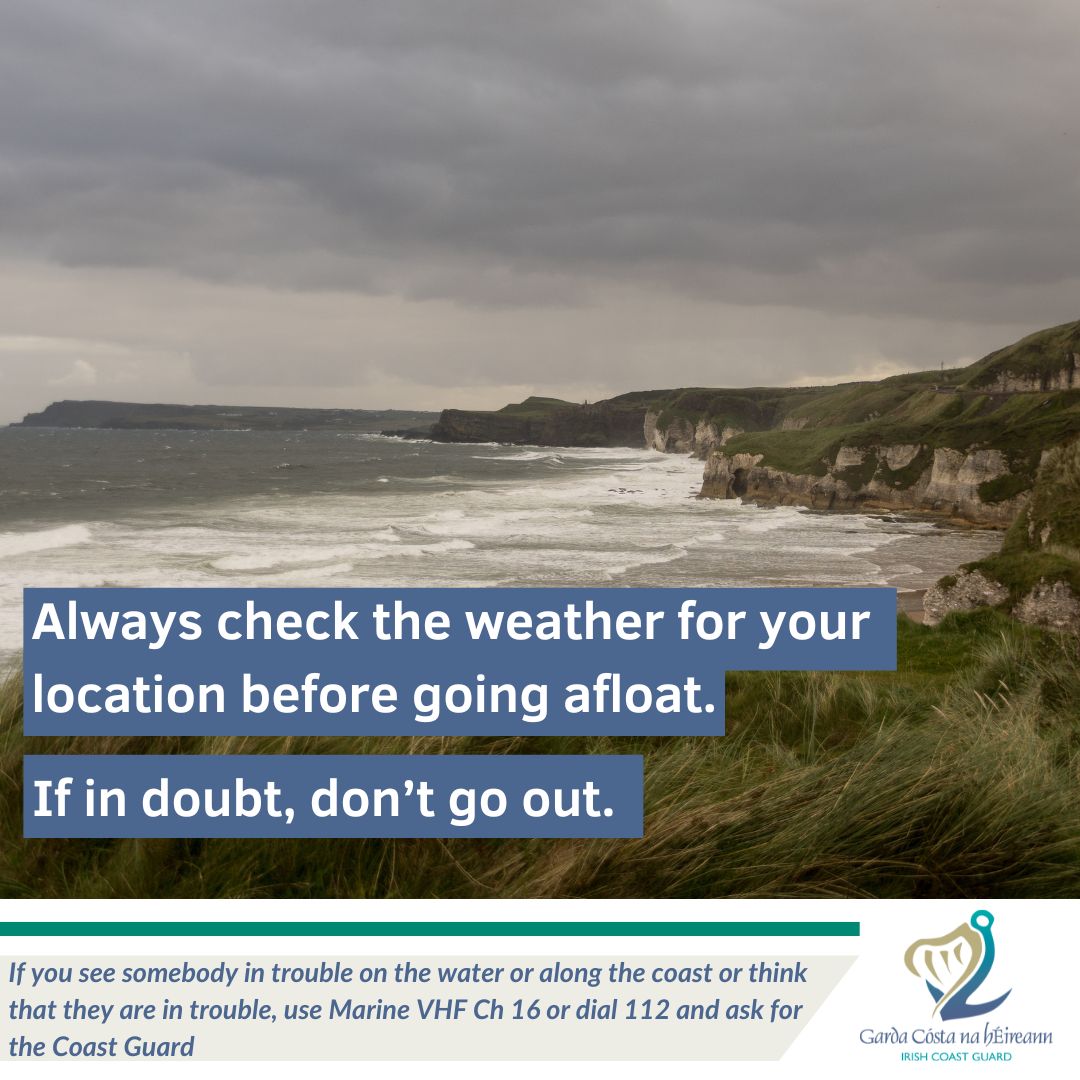 IrishCoastGuard's tweet photo. 🛟📻 ‘Plan &amp; Prepare’ before considering any water-based or coastal activity.

Be aware of potential dangers and well prepared before engaging in any water-based activities.

👉 https://t.co/BIci6xQspM https://t.co/vE9JV8Mbfa