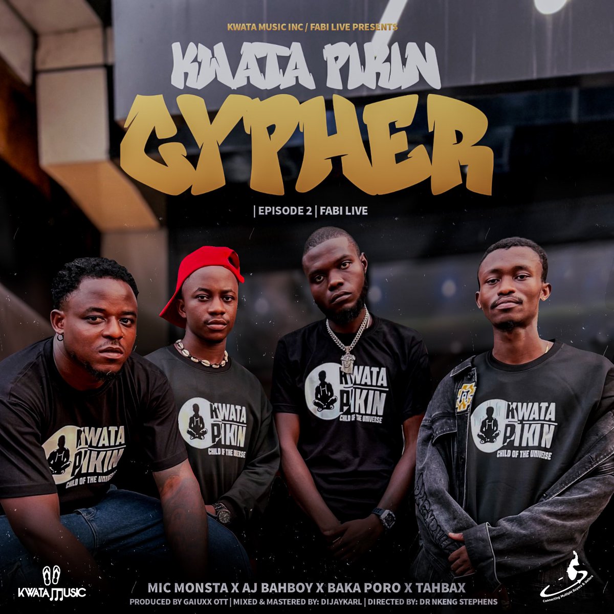 IamMicMonsta's tweet photo. Every rapper on this Cypher is incredible with that pidgin flow. 
And I’m betting all my money 💰 were my mouth is. 

16th August we feast 🎊
@aj_bahboy @tahbax237official @bakaporo  

#KwataPikinCypher #FabiLive #KwataMusic https://t.co/iBXeWxV0fy