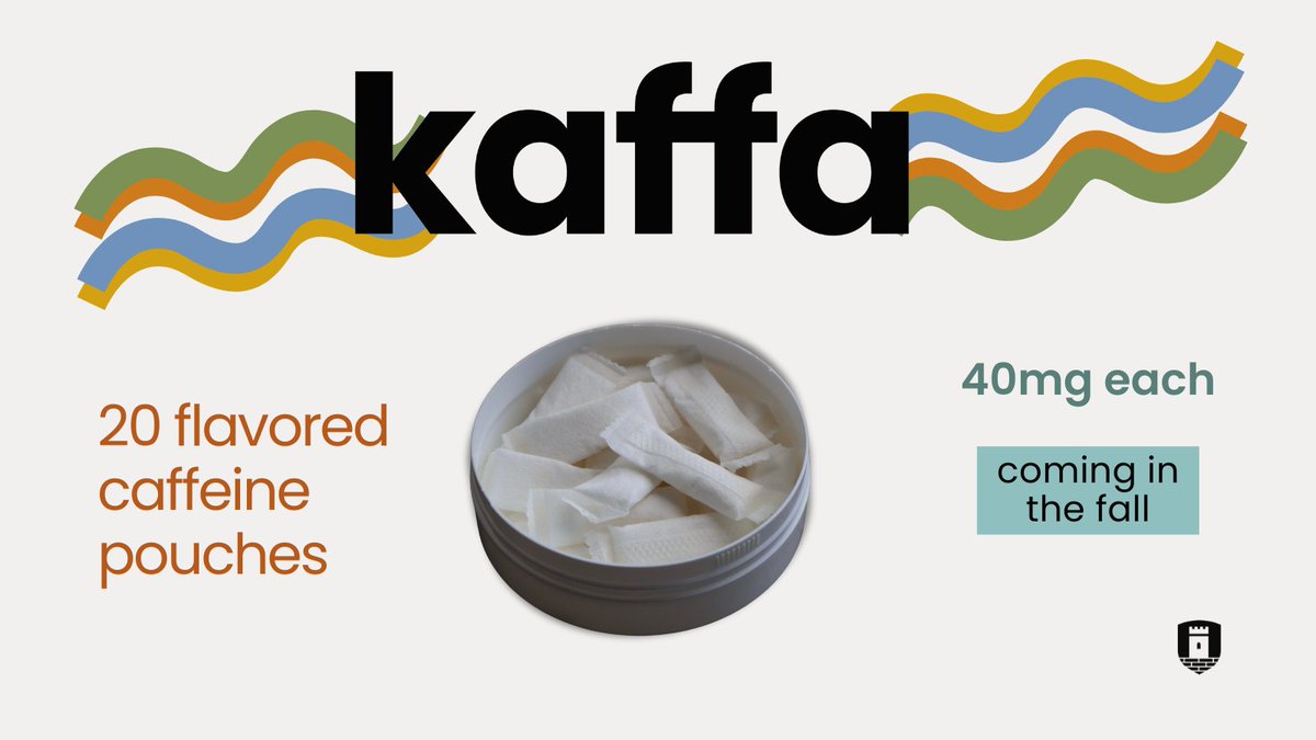 trykaffa's tweet photo. introducing kaffa

a portioned caffeine boost in your pocket

stay tuned https://t.co/00pRI0lh2O
