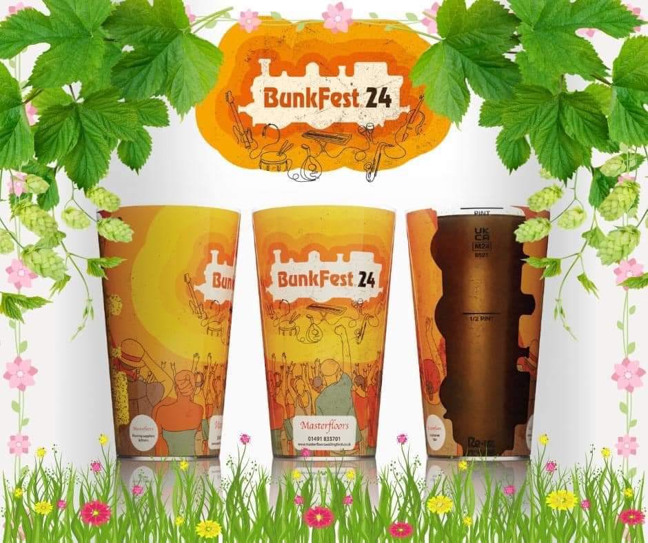 WBunkfest's tweet photo. A massive thank you to Masterfloors Wallingford for sponsoring the  BunkFest '24 souvenir beer cups.
Available NOW at Masterfloors Wallingford, 20 St Martins Street.
£1.00 per cup (cash only please) 

They will also be available during the weekend at #Bunkfest24 https://t.co/rEIbD8zJNn