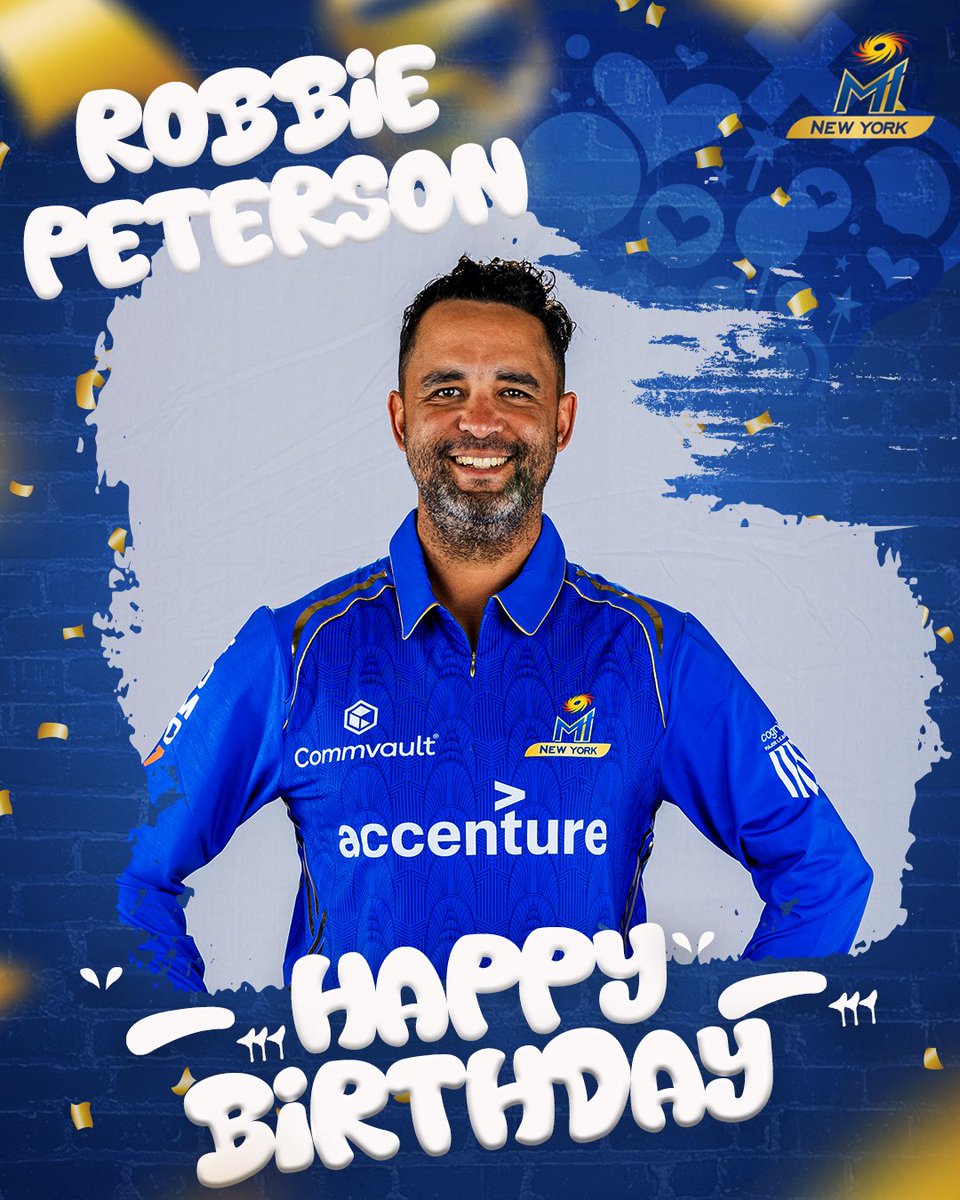 Happy birthday to our Head Coach and the man who always has his players’ backs, Robbie P 🎂💙

#OneFamily #MINewYork | <a href="/robbie13flair/">Robin John Peterson</a>