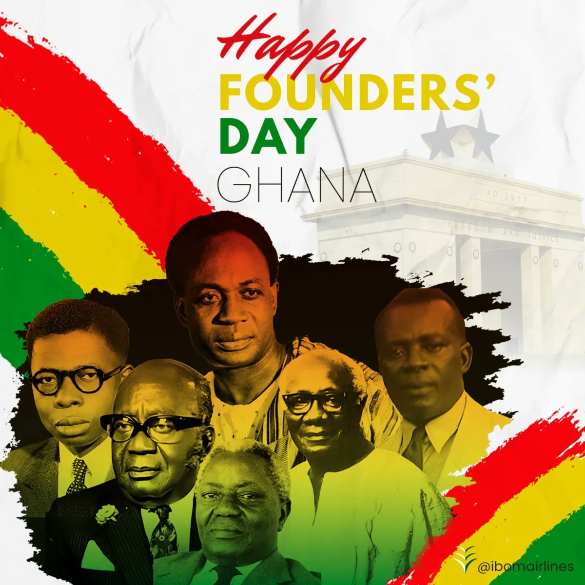 ibomairlines's tweet photo. Happy Founders' Day Ghana! 🇬🇭

#foundersday #ghana https://t.co/mGrIw4p8gu