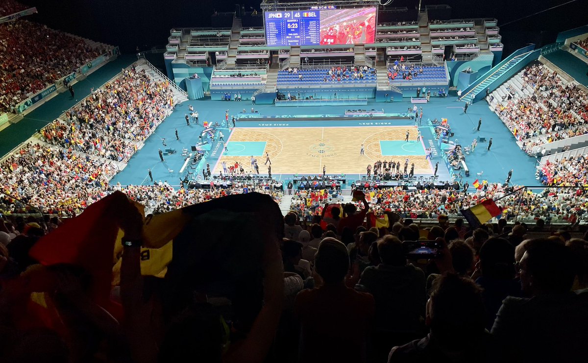 What a game! Second half of the <a href="/TheBelgianCats/">Belgian Cats</a> with our  #MVP <a href="/EmmaMeesseman/">Emma Meesseman</a> &amp; <a href="/julie35vanloo/">Julie Vanloo</a> going strong against <a href="/JAPANBASKETBALL/">日本バスケットボール協会(JBA)</a> at <a href="/lillefrance/">Ville de Lille</a> <a href="/teambelgium/">Team Belgium</a> 🇧🇪🇧🇪<a href="/Olympics/">The Olympic Games</a> <a href="/Paris2024/">Paris 2024</a> <a href="/FIBA/">FIBA Basketball</a> #Paris2024 #OlympicGames