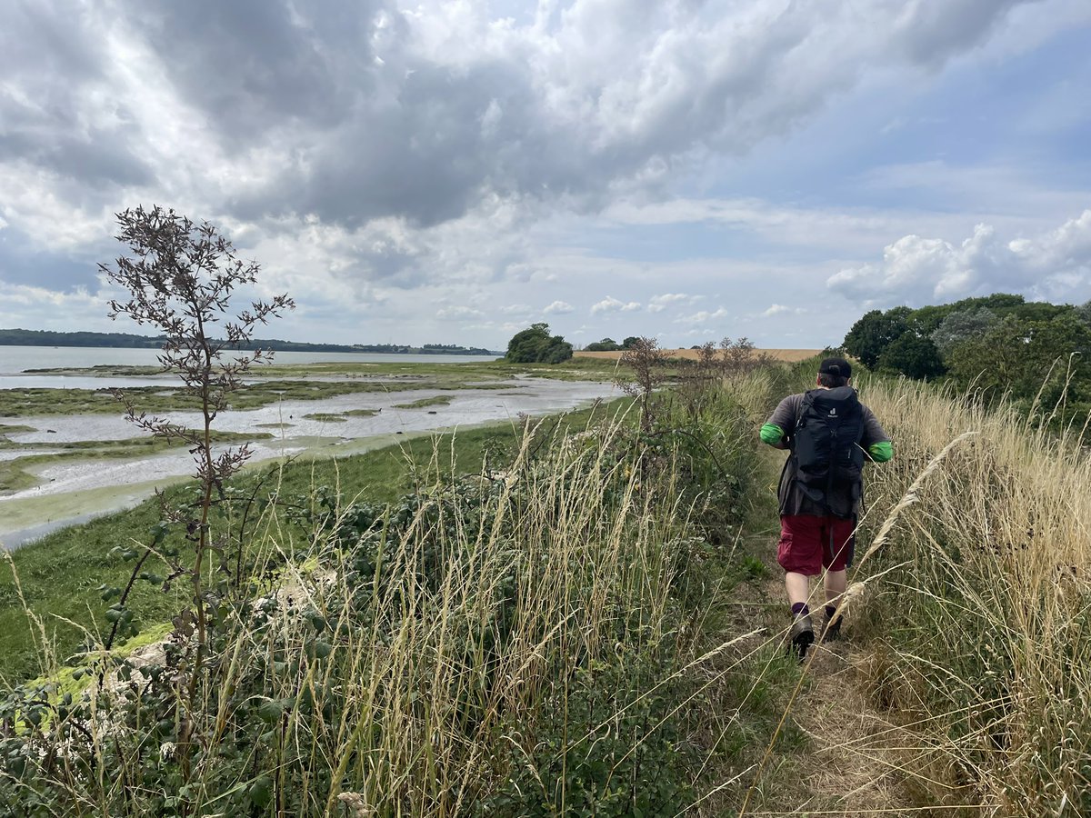 erinjacqgill's tweet photo. The Suffolk side of the Stour Estuary is a quite a quiet shoreline. #weekendwalking #mayweallbesafe l https://t.co/n2FX69zF49