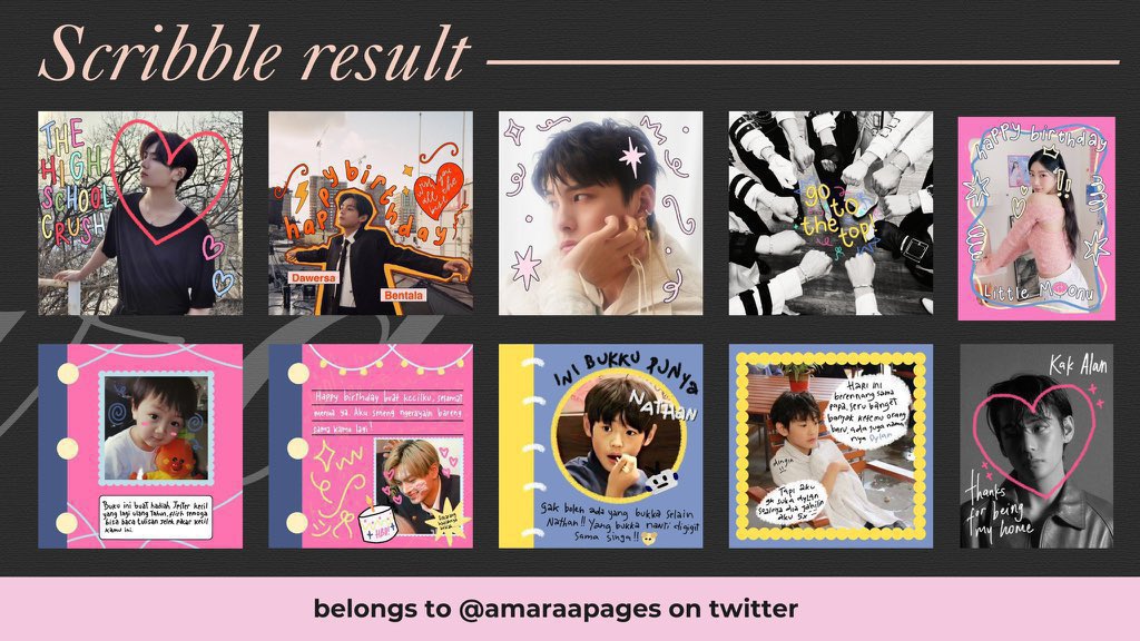 mxadelaine's tweet photo. Hello! If you looking for scribble or corat-coret thingy for mensive, birthday, scrapbook, or anything else go check my account ⋆𐙚₊˚⊹♡ #zonauang https://t.co/JD6LVQuLWD