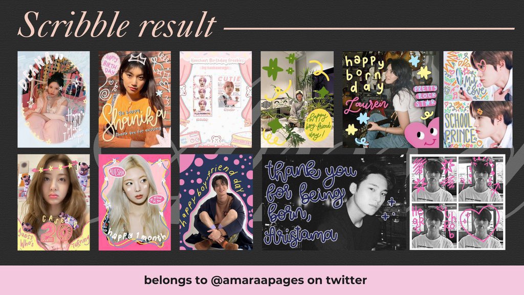 mxadelaine's tweet photo. Hello! If you looking for scribble or corat-coret thingy for mensive, birthday, scrapbook, or anything else go check my account ⋆𐙚₊˚⊹♡ #zonauang https://t.co/JD6LVQuLWD