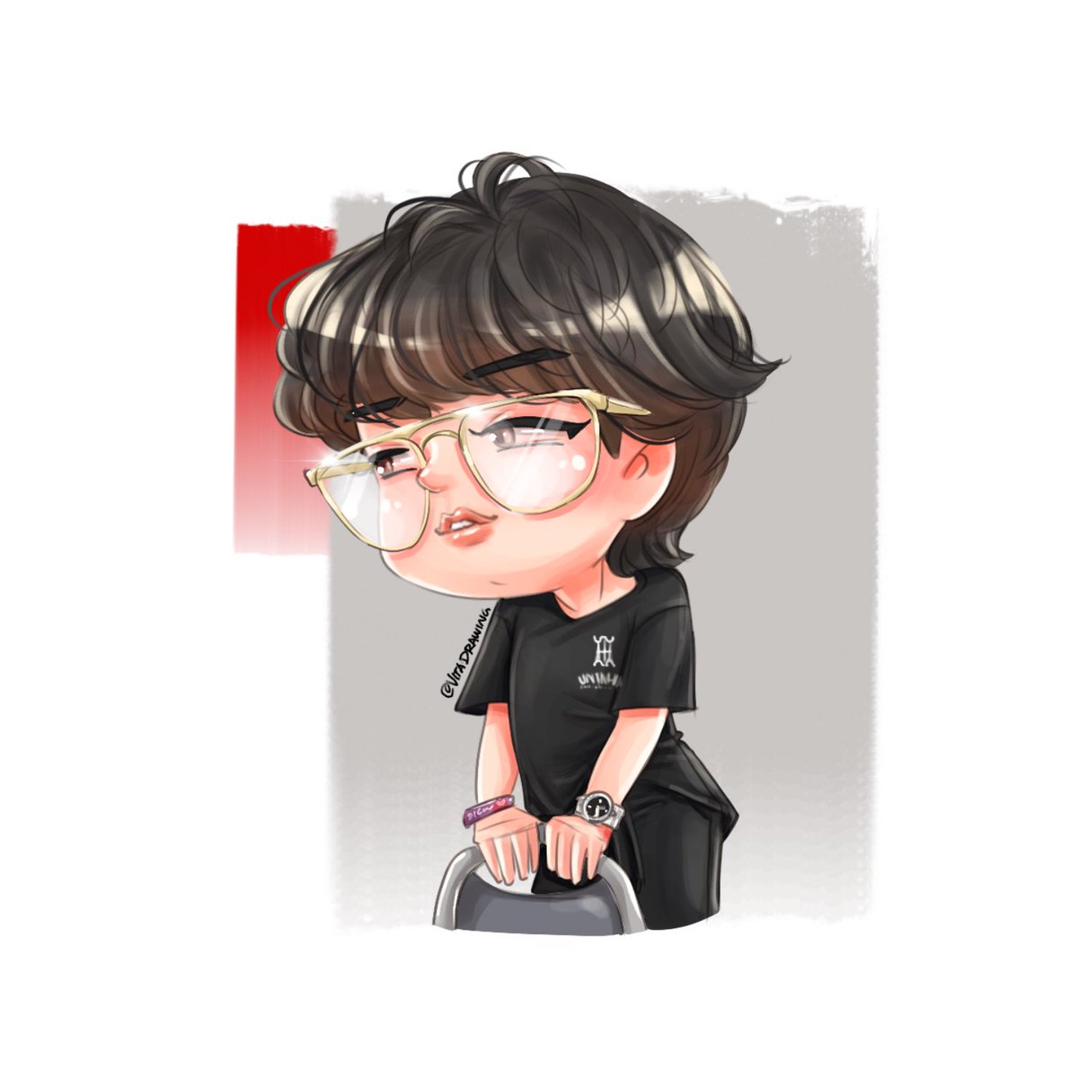 thwin_hmoo's tweet photo. Na Rakkkkk 🤍 Art by @vita_drawing  Thanksss with love VD 🤍 #CATมือที่สองxUP 
#CATมือที่สอง 
#uppoompat https://t.co/dcsjRD5kYg