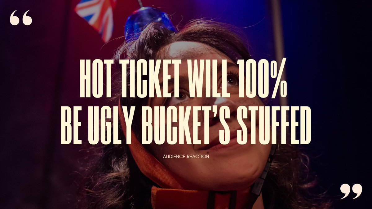 Audience reactions for #STUFFED 🔥 

We’re blown away by the response so far, thank you! 

14.25 <a href="/ThePleasance/">Pleasance</a> Above 

Our food bank donation trolley can be found in the Pleasance Courtyard Cafe. Please fill her up! ❤️

🎟️ pleasance.co.uk/event/stuffed