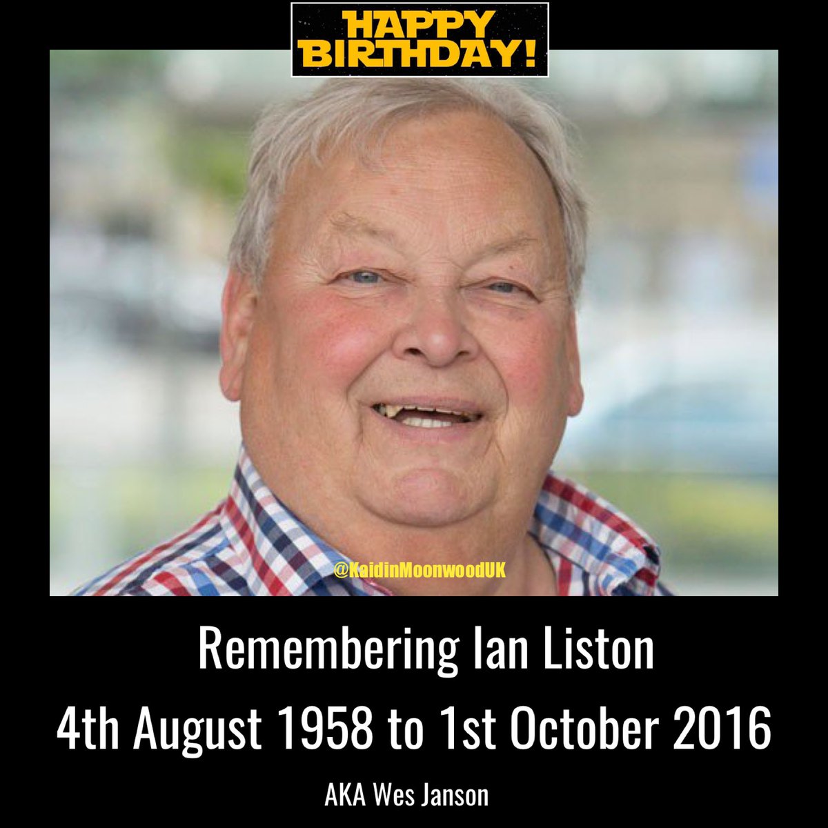 Kaidin_Moonwood's tweet photo. Remembering Ian Liston aka Wes Janson.
4th August 1948 to 1st October 2016.
#StarWarsBirthday #IanListon #WesJanson #StarWars #AtOneWithTheForce #TheEmpireStrikesBack
https://t.co/bt4hjEawKU https://t.co/fOB73s8YuT