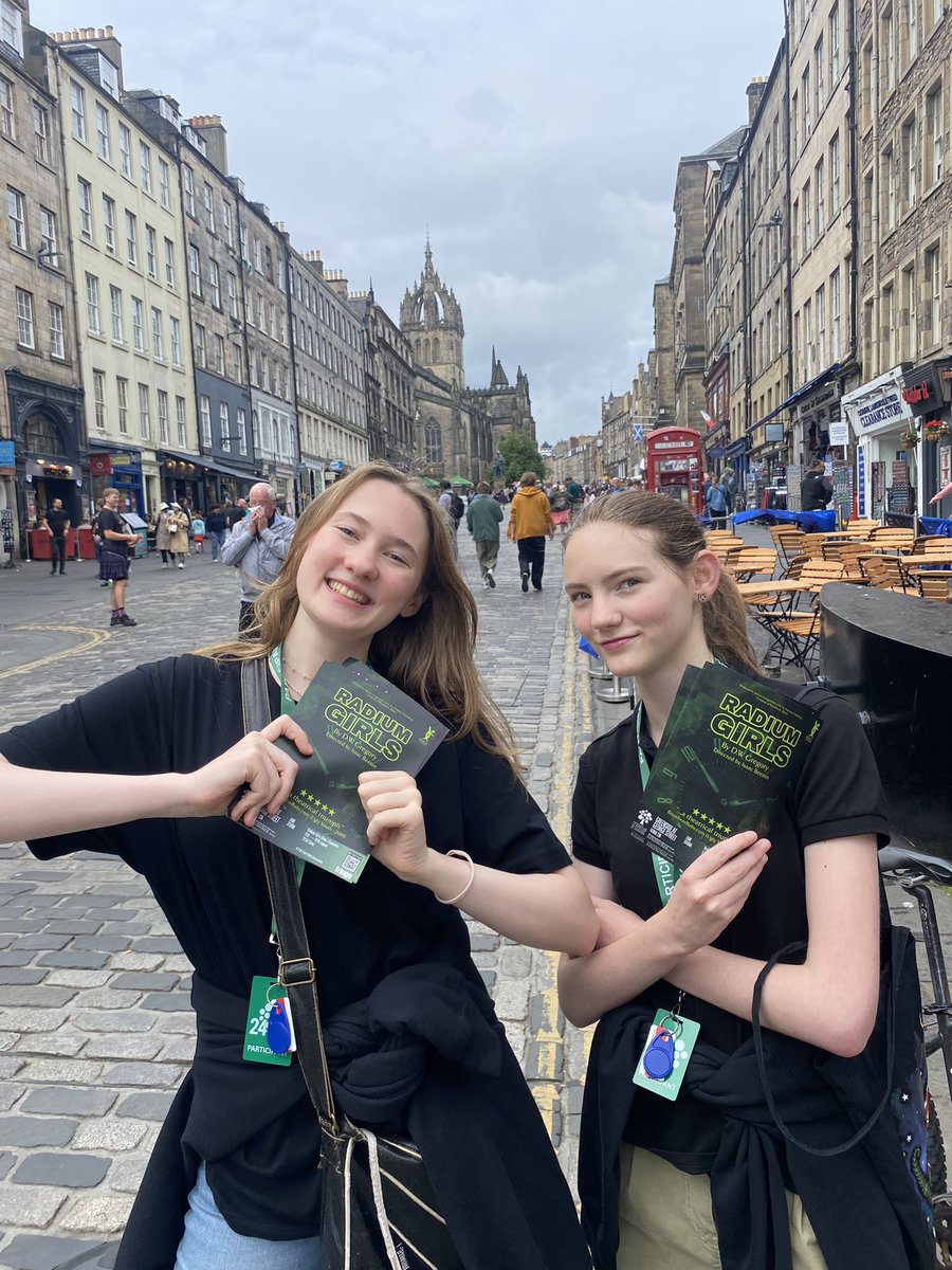 We’re at nearly 50% of tickets sold for this week but the cast have been busy flyering on The Royal Mile this morning. Opening tomorrow at 1:50pm and here until Saturday. Get your tickets today! tickets.edfringe.com/whats-on/radiu… #UnleashYourFringe #EdFringe24