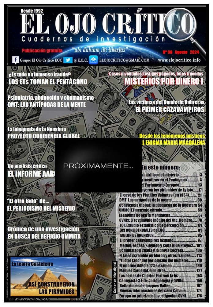 Ya podemos avanzar los contenidos de EOC nº 98... Brutal. elojocritico.info/muy-pronto-en-…