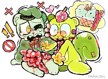 xcandydorkx's tweet photo. 🍬Not candy! 

#HTF #happytreefriends #flippy #nutty #guroart #htf_flippy #htf_fliqpy #htf_nutty https://t.co/t4Z5sNoqqv