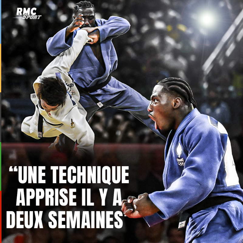 RMCsport's tweet photo. 🇫🇷🥋 Comment Joan-Benjamin Gaba s'est mué en sauveur et héros de l’équipe de France de judo après un combat homérique