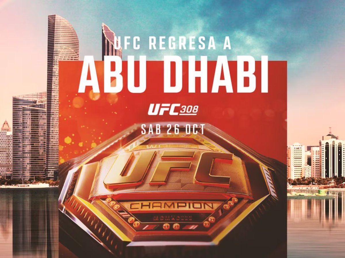 pelunaton's tweet photo. Actualizo el horario que tendrá UFC 308 para España

◾️Early Prelims: 16:00🇪🇸 (18:00 hora local)
◾️Prelims: 18:00🇪🇸 (20:00 hora local)
◾️Main Card: 20:00🇪🇸 (22:00 hora local)

▶️Ilia Topuria estaría peleando en torno a las 22:30/23:00🇪🇸 (00:30/01:00 hora local)

#UFC308 https://t.co/r4XjIethsA