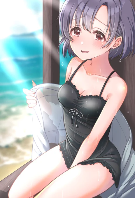 夏の水着菊ほたる 