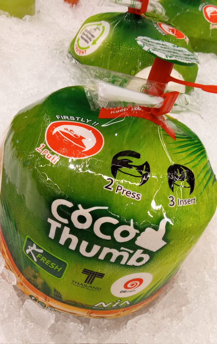 imranSa11984161's tweet photo. SUPERMARKET FINDS : COCO THUMB : Summer heat solution is to drink plenty of Coconuts. And found this displayed at Spinneys Market. Product from Thailand and packed and ready to drink. Quite pricey though! #SupermarketFinds #KindCoconuts #Spinneys #ProductThailand #Dubai🇦🇪 https://t.co/4pxDt02sa3