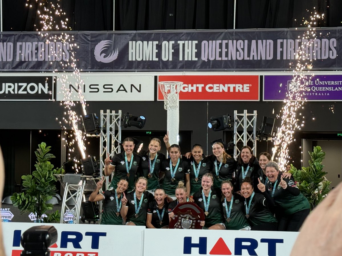 ShayneNeumannMP's tweet photo. Great to be at Nissan Arena to witness #IpswichJets #netball 1st victory! Sapphire Series Premiers!!!! https://t.co/tL2AzErrY3