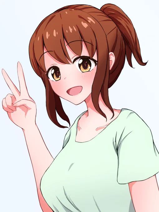 #私はこういう絵師です見た絵師全員参加一次創作でかわいい女の子をよく描いています! 