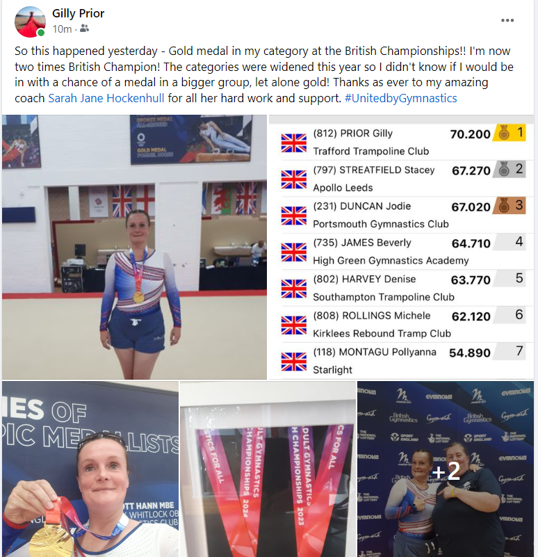 BrownswordGroup's tweet photo. CONGRATULATIONS to our Group Compliance Manager for achieving British Trampolining Champion for the second year running yesterday! https://t.co/uL0S8oa2DM