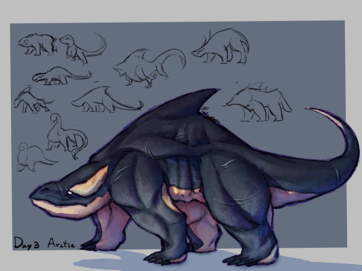 RandomFaiye's tweet photo. Day 3 - Arctic

#smaugust #smaugust2024 #SmaugustCircle #conceptart https://t.co/3v0jYD4E7Z