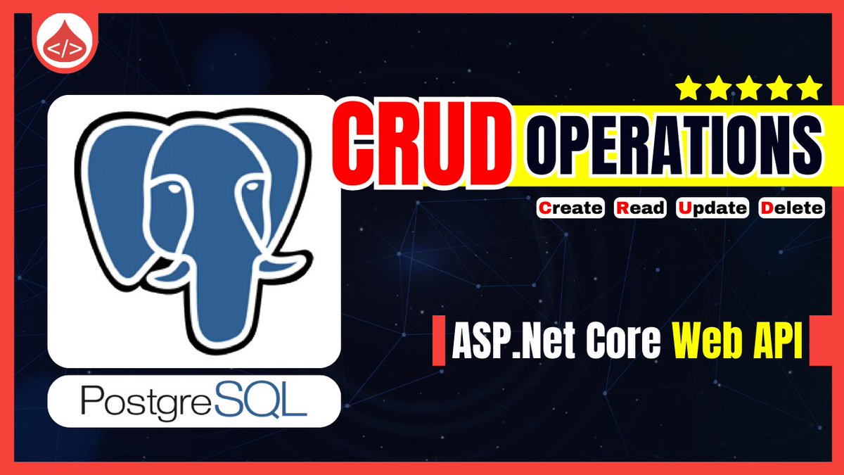 codingdroplets's tweet image. ASP.Net Core with PostgreSQL CRUD Implementation
youtube.com/watch?v=A1pr5h…
#DotNet #DotNetCore #PostgreSQL #csharp #aspnetcore