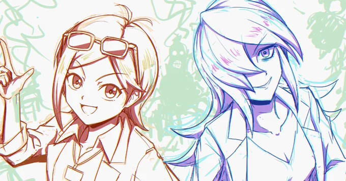 大門教授とフランシー博士の下書き妖ウォアニメ未登場キャラを愛でよう 