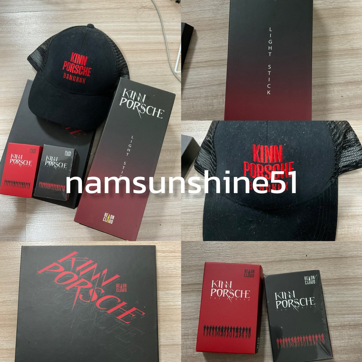 ปล่อยของสะสม #KinnPorscheTheseries แท่งไฟ (ใช้ไปคอนฯ2วัน) การ์ดรวม2กล่อง คนละVer Photobook หมวก(ได้จาก benefitsในคอนฯ) หมดนี่ 1300บ.รวมส่งค่ะ 

สนใจ DM 

ปล. กำลังเคลียร์บ้าน อยากส่งต่อให้คนที่อยากสะสมจริงๆ ทักมานะคะ
