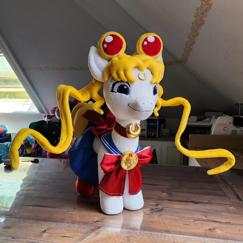 STRAYCATCRAFTS's tweet photo. Sailor Moon pony photos  1/2 https://t.co/5mN8o9O42Y