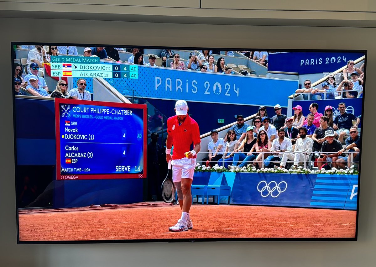 Max Domi (@maxdomi) on Twitter photo Happy Sunday! Novak/Carlitos ๐ฟ๐๐พ 
#Paris2024 Happy Sunday! Novak/Carlitos ๐ฟ๐๐พ 
#Paris2024