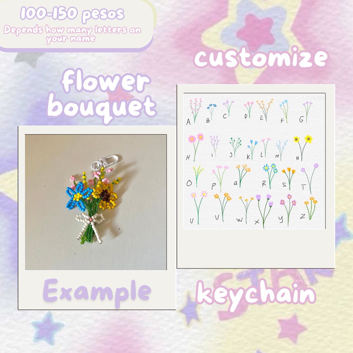 ⋆₊˚⊹ Customize flower bouquet ⭑.ᐟ
                 GET YOURS NOW .ᐟ

Dm us on IG: beadsnberies.shop