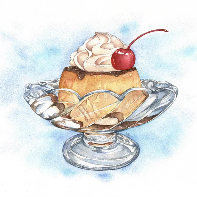 食べ物描いたり、水彩で描いたり。 #私はこういう絵師です見た絵師全員参加