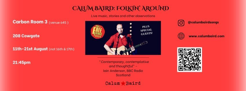 Neil Findlay (@neilsocialist) on Twitter photo Great shows on with <a href="/CalumBairdSongs/">Calum Baird 🕊️</a> at the Edinburgh festival - a fantastic singer songwriter - go along and see him Great shows on with <a href="/CalumBairdSongs/">Calum Baird 🕊️</a> at the Edinburgh festival - a fantastic singer songwriter - go along and see him