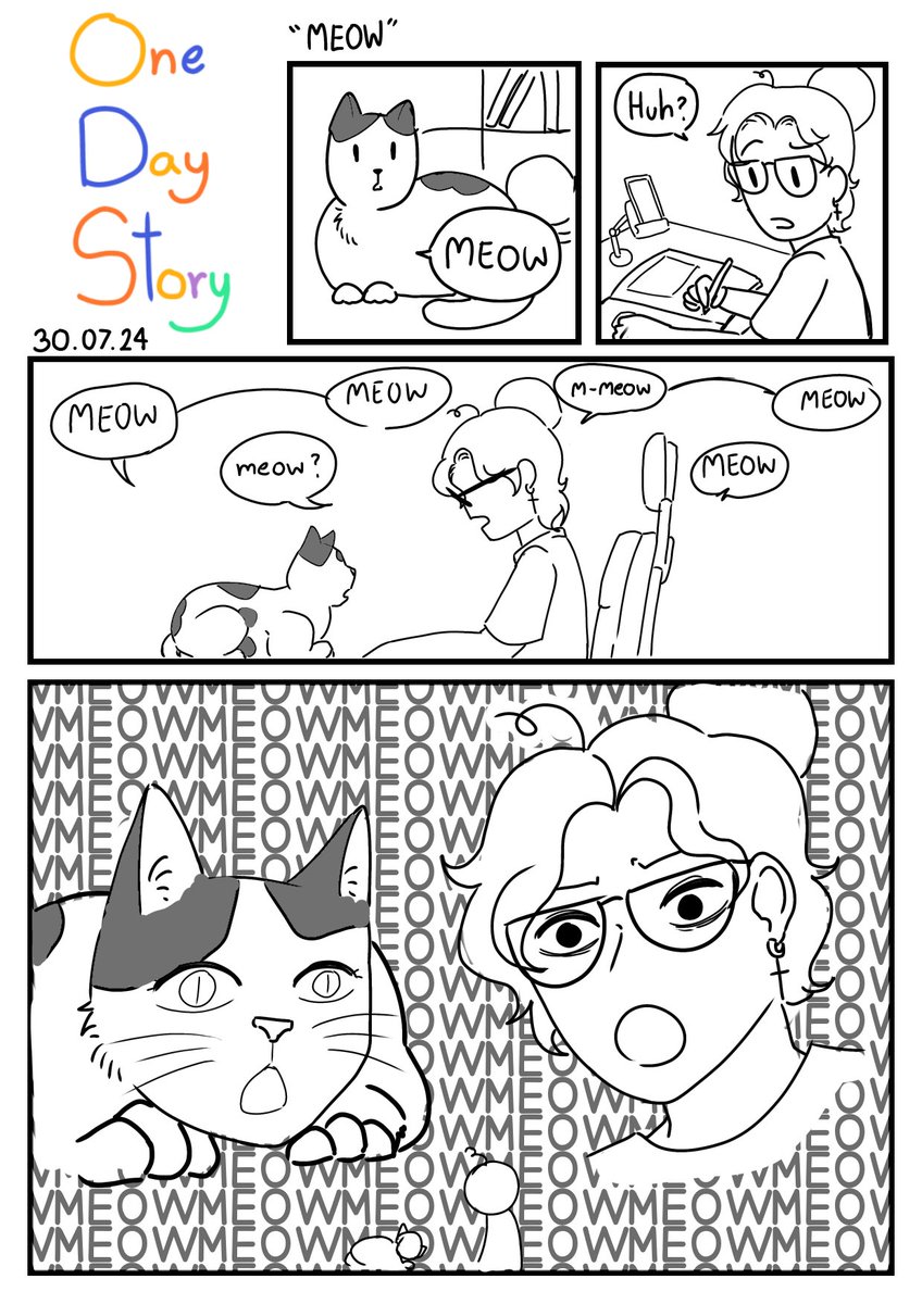 BP10146's tweet photo. War Meow 

 #OneDayStory https://t.co/3L6PiKJus1