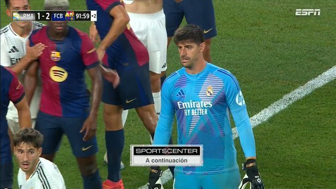 <a href="/Borslord/">Borslord</a> Courtois queriendo rematar en la última jugada…. Pero es solo un amistoso…