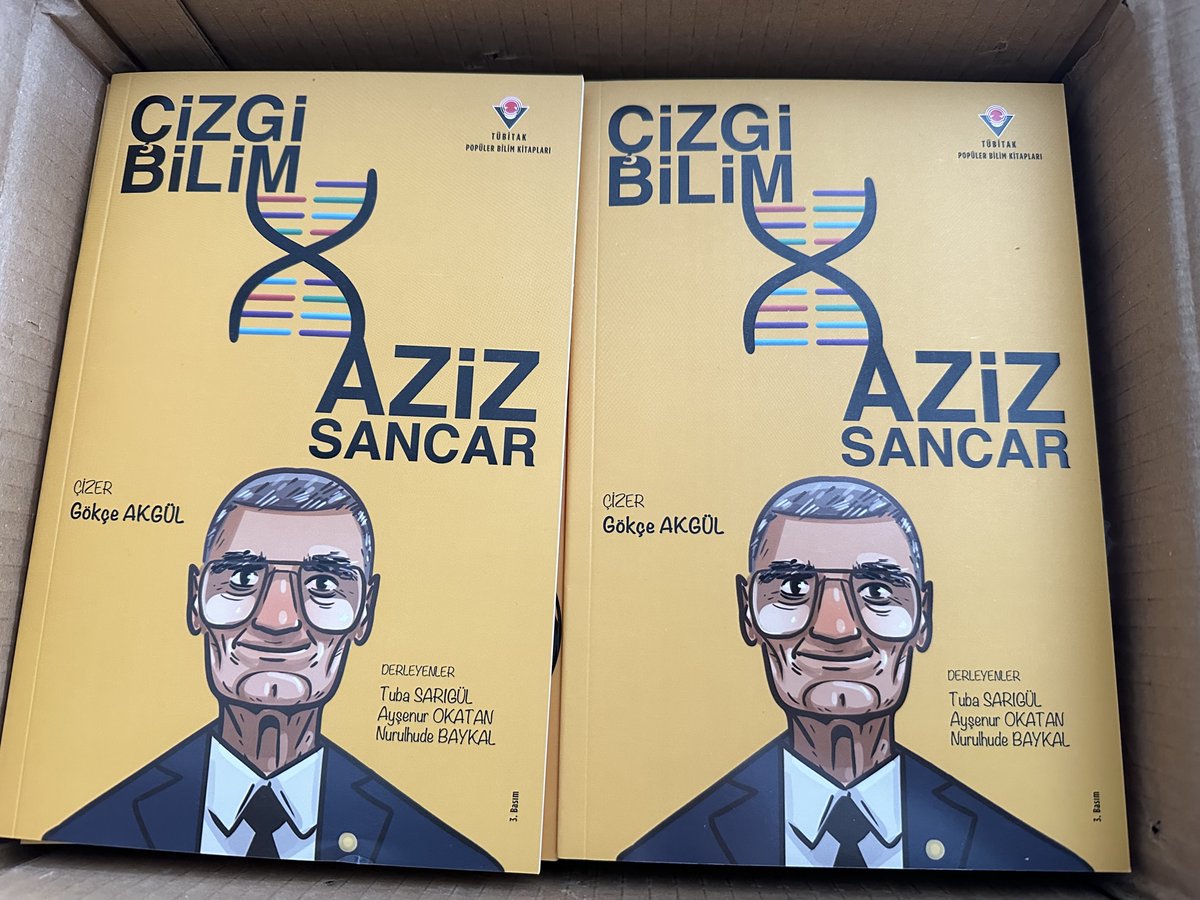 MetinOzdamarlar's tweet photo. Her çocuğun okuması gereken çizgi roman türünde enfes bir eser olan Çizgi Bilim Aziz Sancar  elimize ulaştı.  50 kişiye hediye edeceğiz inşallah. Kazananları 15 Ağustos'ta açıklayacağız ve hediye kitaplarını ücretsiz kargo ile yollayacağız.