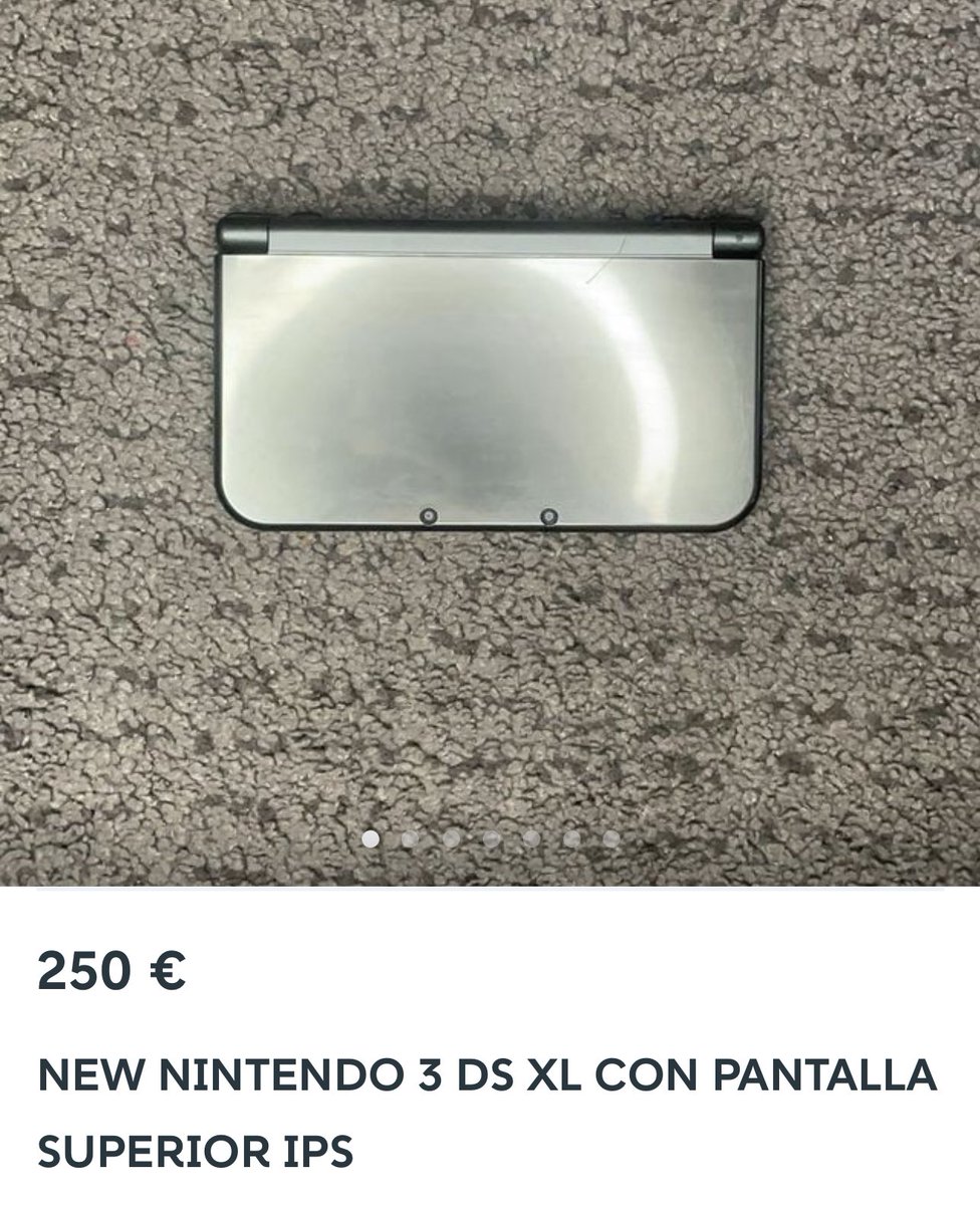 Nevun15's tweet photo. No se os ocurra comprar una 3DS por este precio por el amor de dios. No valen eso. No caigas en la trampa de los especuladores. https://t.co/yWXQb0Fdtt