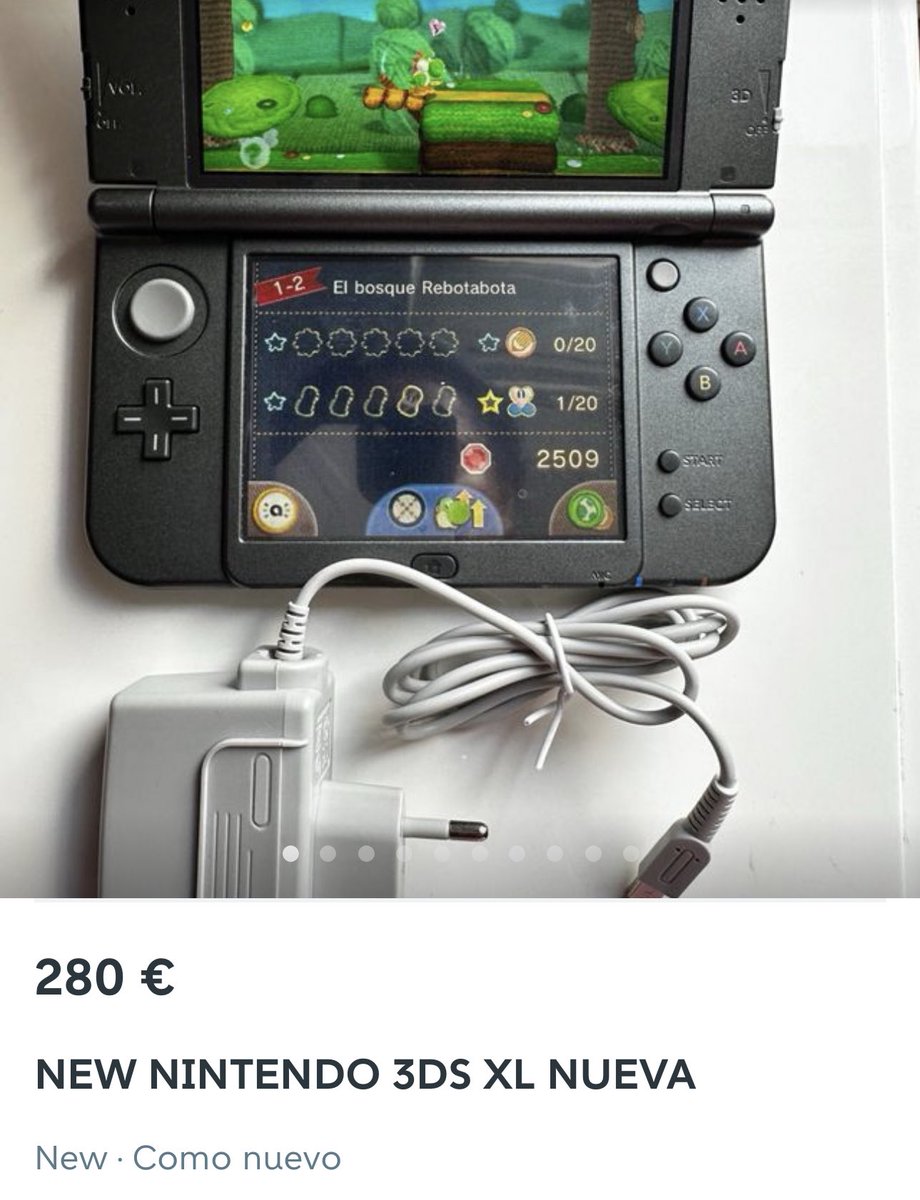 Nevun15's tweet photo. No se os ocurra comprar una 3DS por este precio por el amor de dios. No valen eso. No caigas en la trampa de los especuladores. https://t.co/yWXQb0Fdtt
