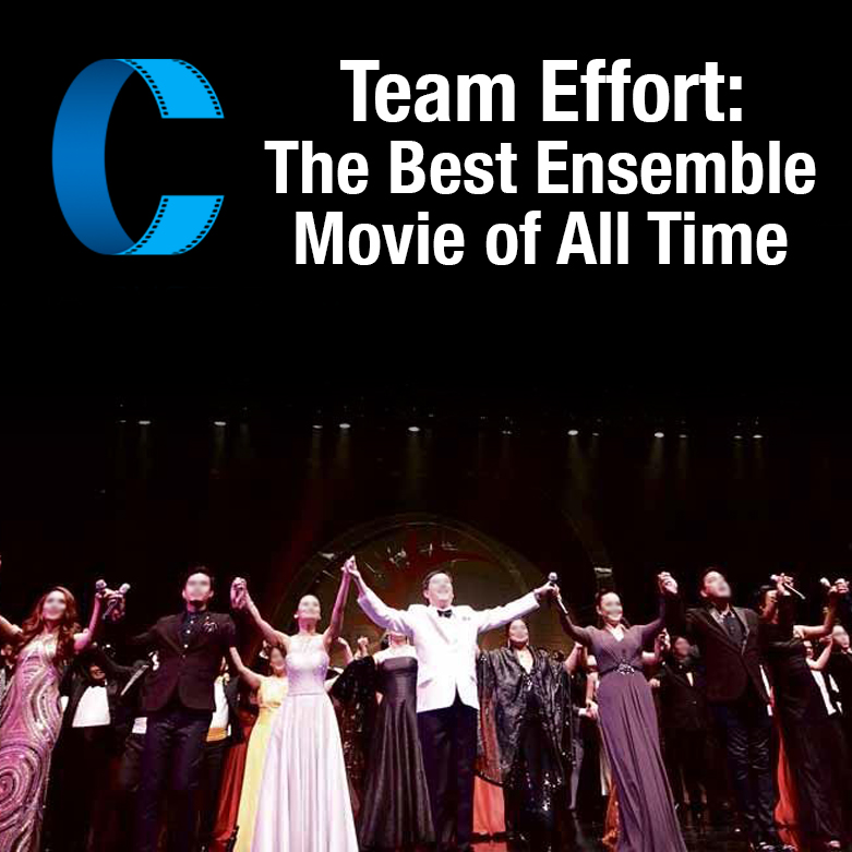 CinemaChopShop's tweet photo. 313. Team Effort: The Best Ensemble Movie of All Time - A special tiebreaker guest joins Shawn, Travis, Joey, and Todd and gets into a lively discussion to determine the best ensemble movie of all time. https://t.co/wmKgsisOFh https://t.co/aF2lA4HowW